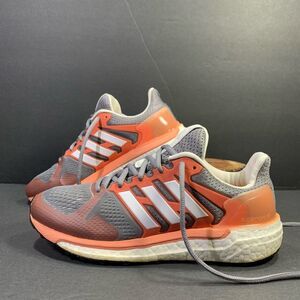 Adidas Boost Supernova ST Women’s Grey Orange Beige White Sneakers Shoe Size- 7